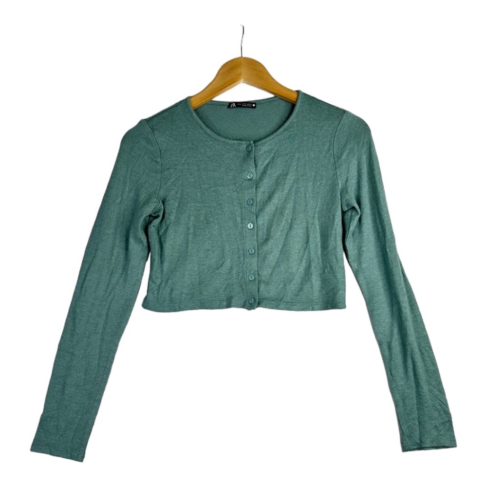 Zara‎ Women's Green Cardigan Size Medium